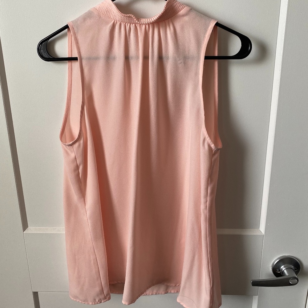 Elle Pink Sleeveless Blouse